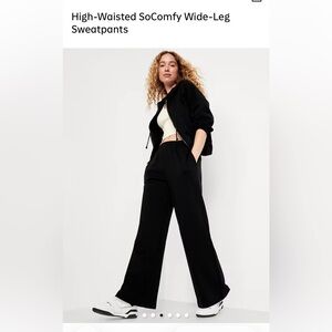 High-Waisted SoComfy Wide-Leg Sweatpants